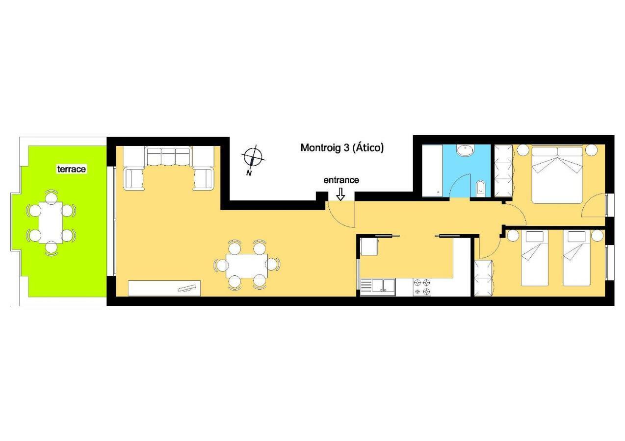 Apartamento Montroig 3 Atico Ситжес Екстериор снимка